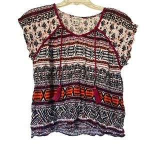 Flowy boho summer top